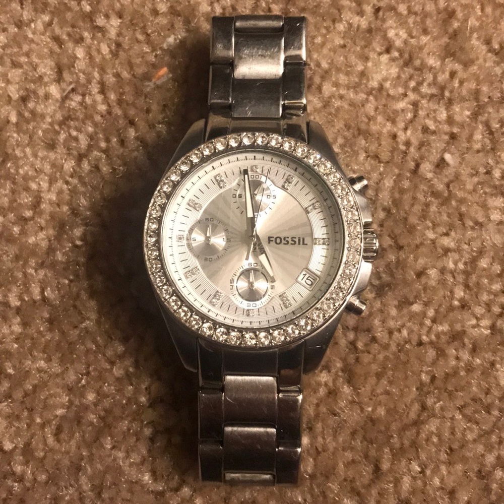 Fossil Watch with diamonds